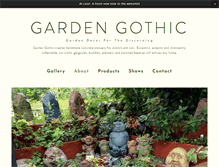 Tablet Screenshot of gardengothic.net